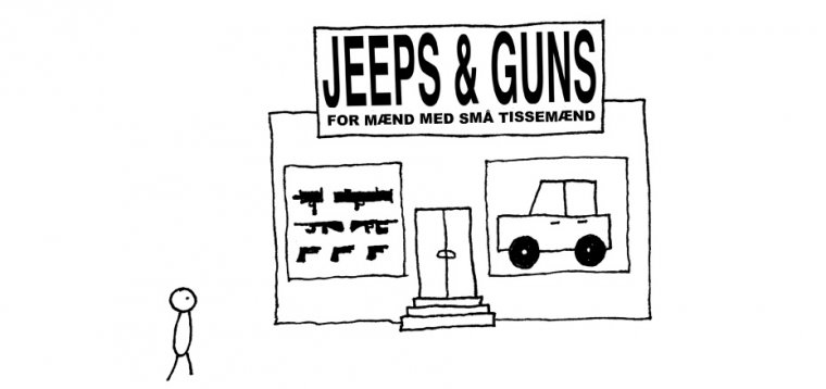 Butik for mænd med små tissemænd