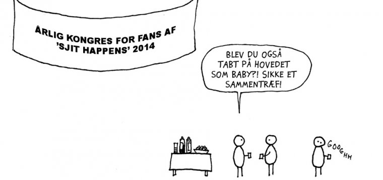 Tabt på hovedet som baby