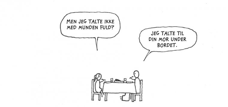 Munden fuld