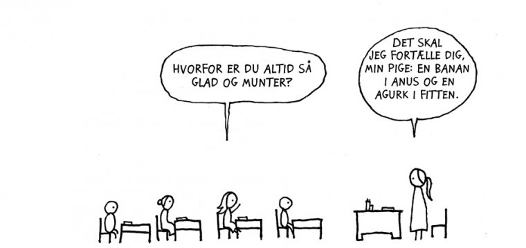 Glad lærer
