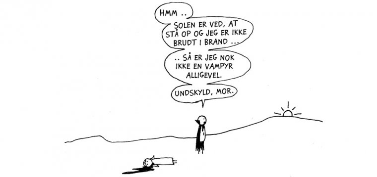 Nok ikke vampyr.