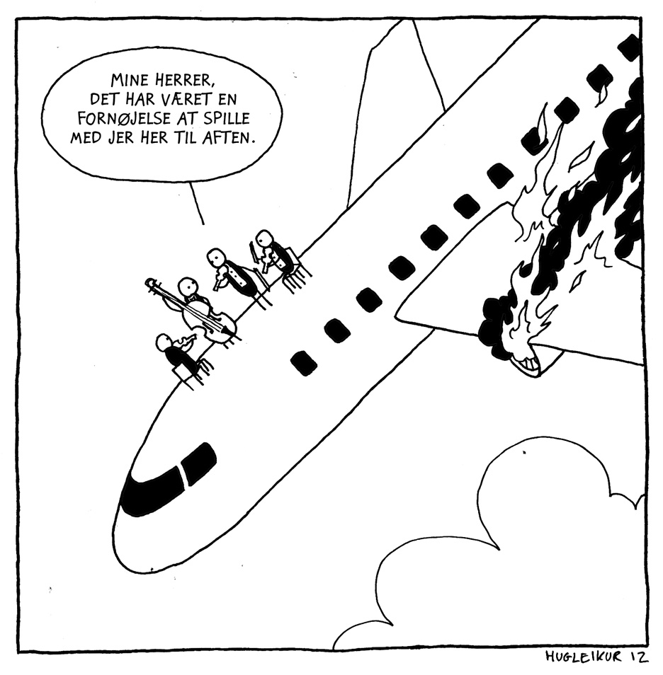 Flyet går ned!