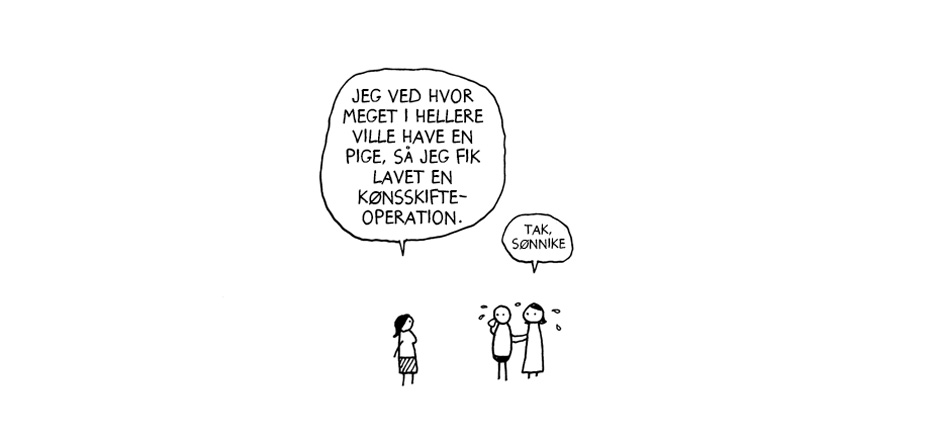 De ville have en pige.