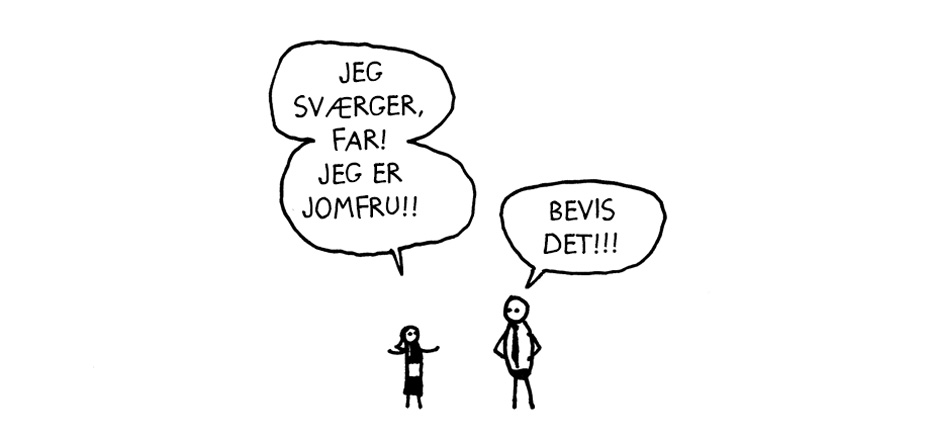 Datteren er jomfru