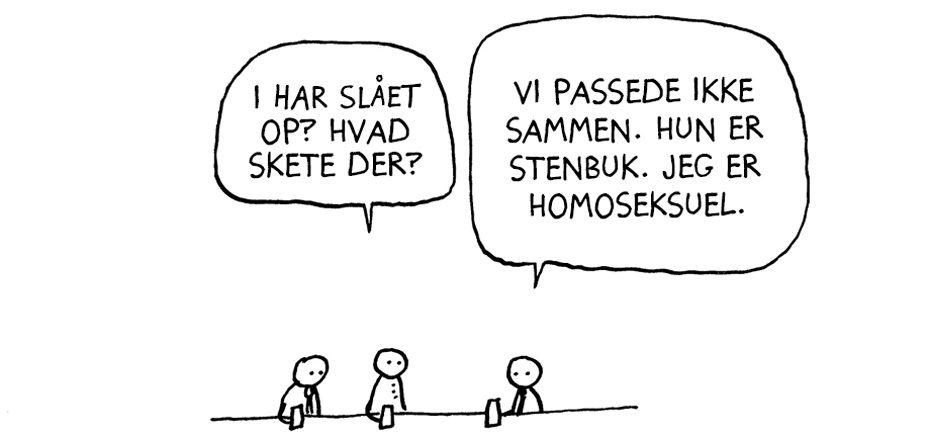 Vi passede ikke sammen.