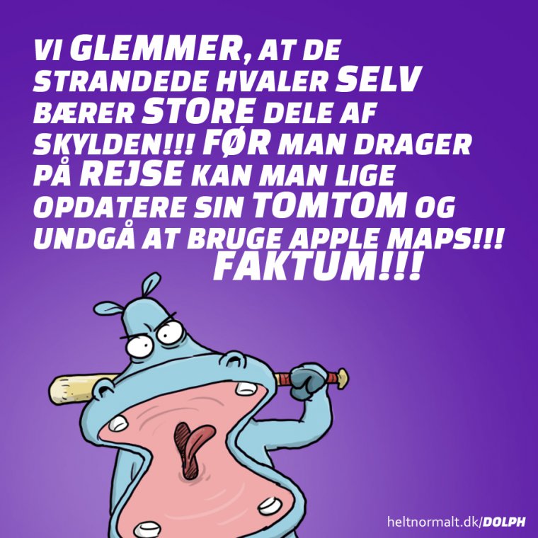 Dumme hvaler!