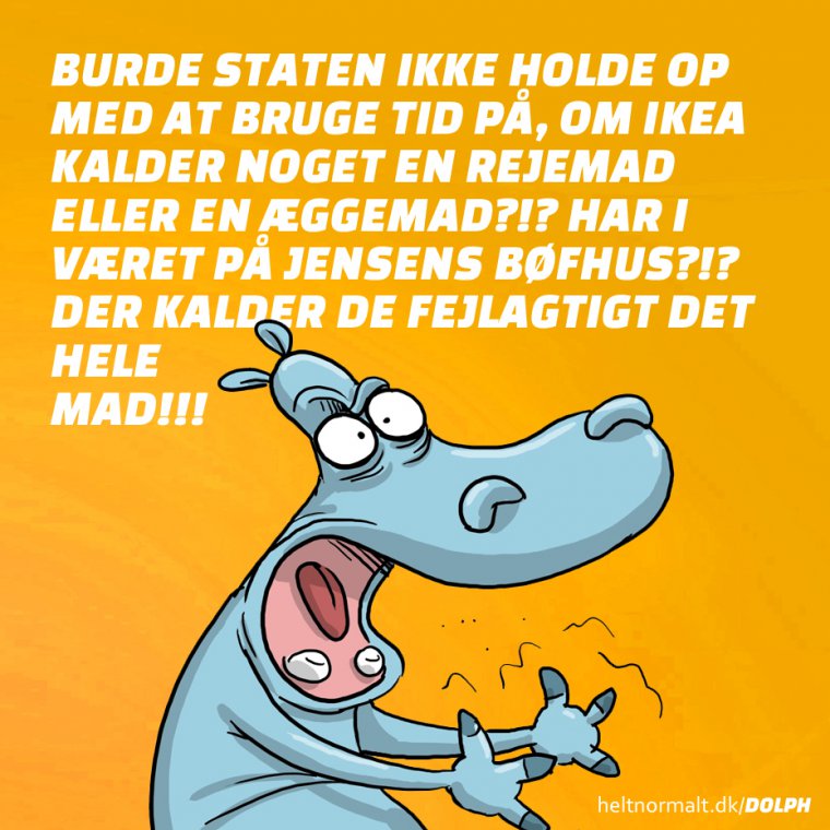 Spild af tid! Og mad!