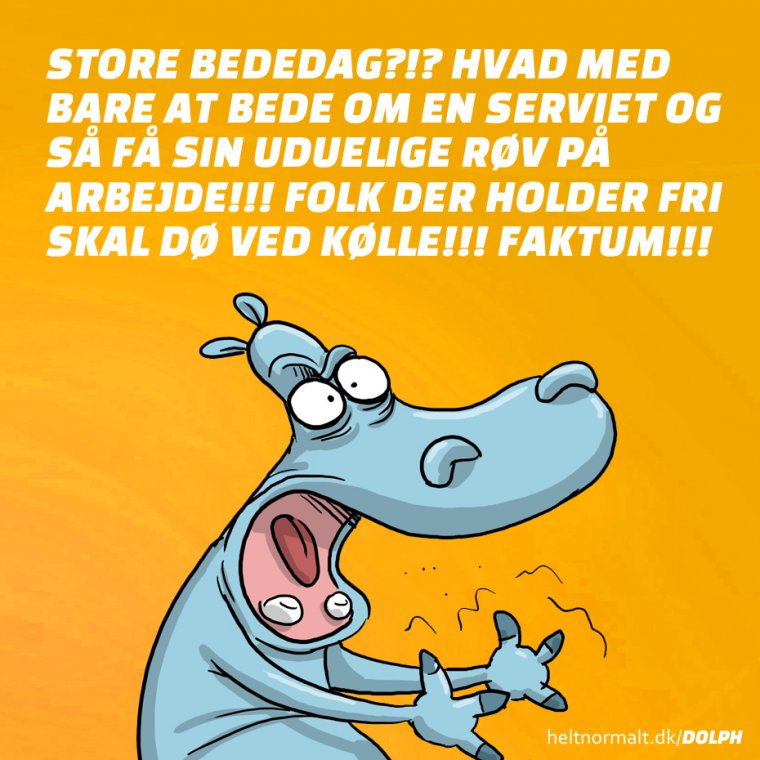 I skal alle dø ved kølle!