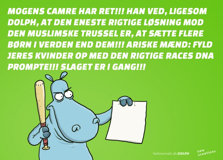 Den rigtige races DNA, JA TAK!