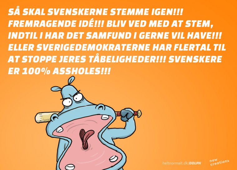 Svenskere er 100% assholes!!