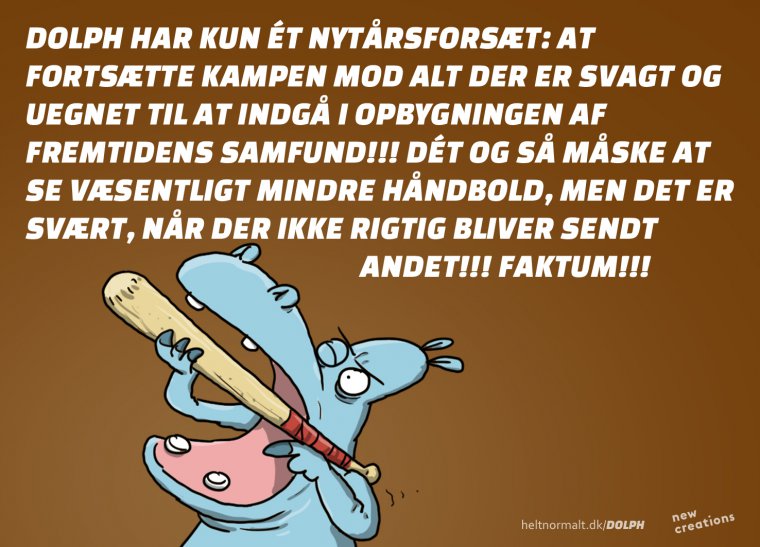 Dolphs nytårsforsæt!!!