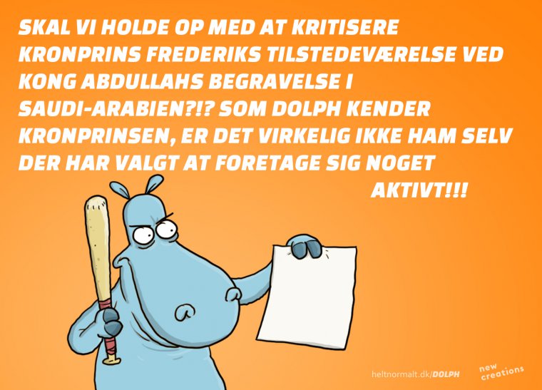 Lad Frederik få lidt fred