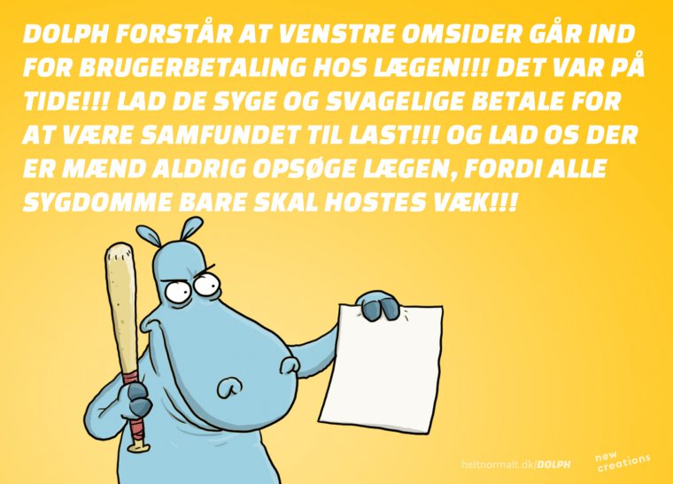 Lad de syge betale lidt ekstra!