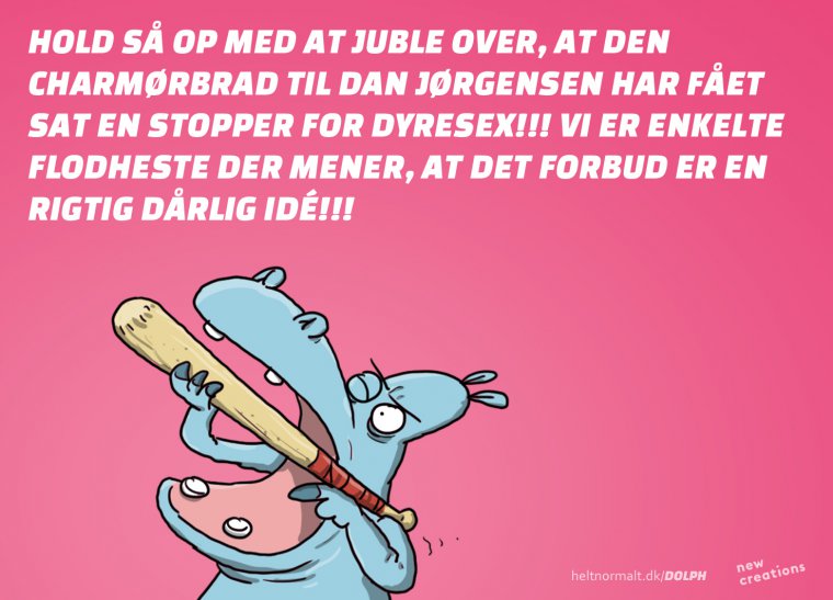Det er hårdt at være flodhest.