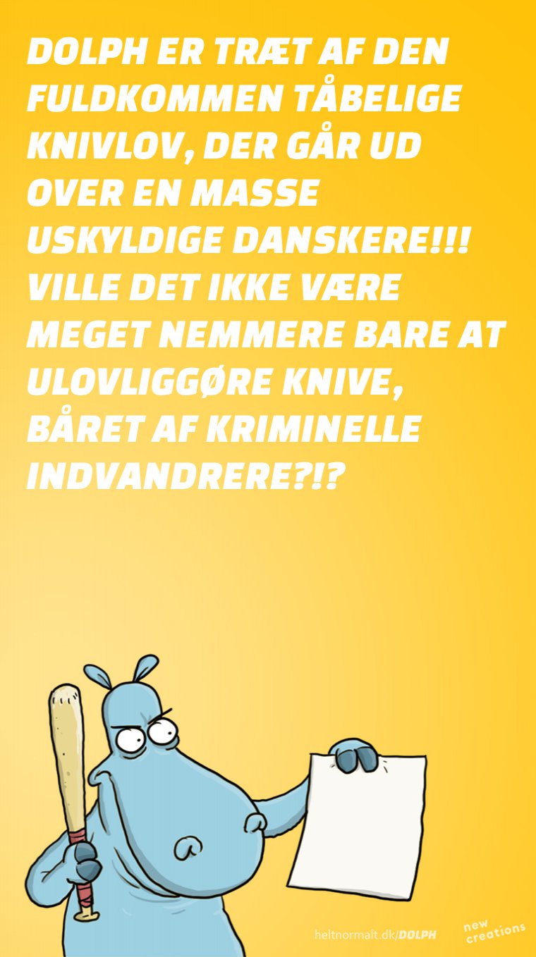 Den tåbelige knivlov