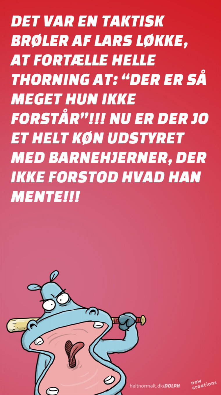 Der er så meget, Helle ikke forstår.
