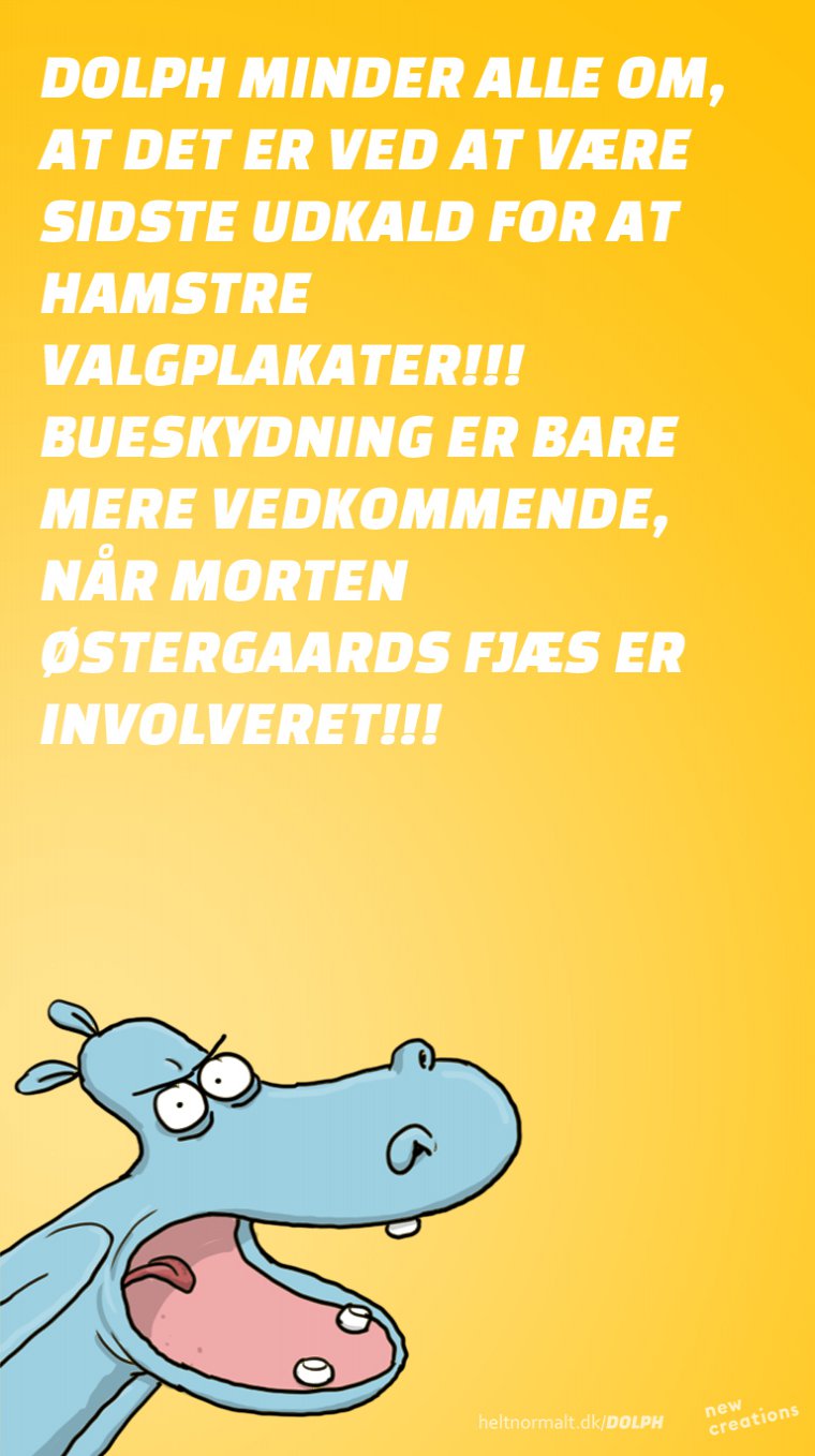 Så skal der hamstres plakater!