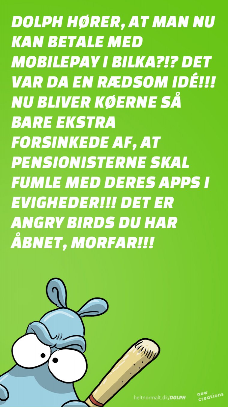 Det er Angry Birds, du har åbnet!