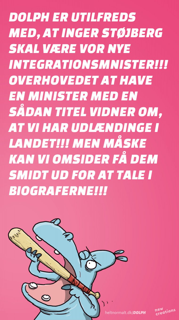 Integrationsministerposten er en falliterklæring!