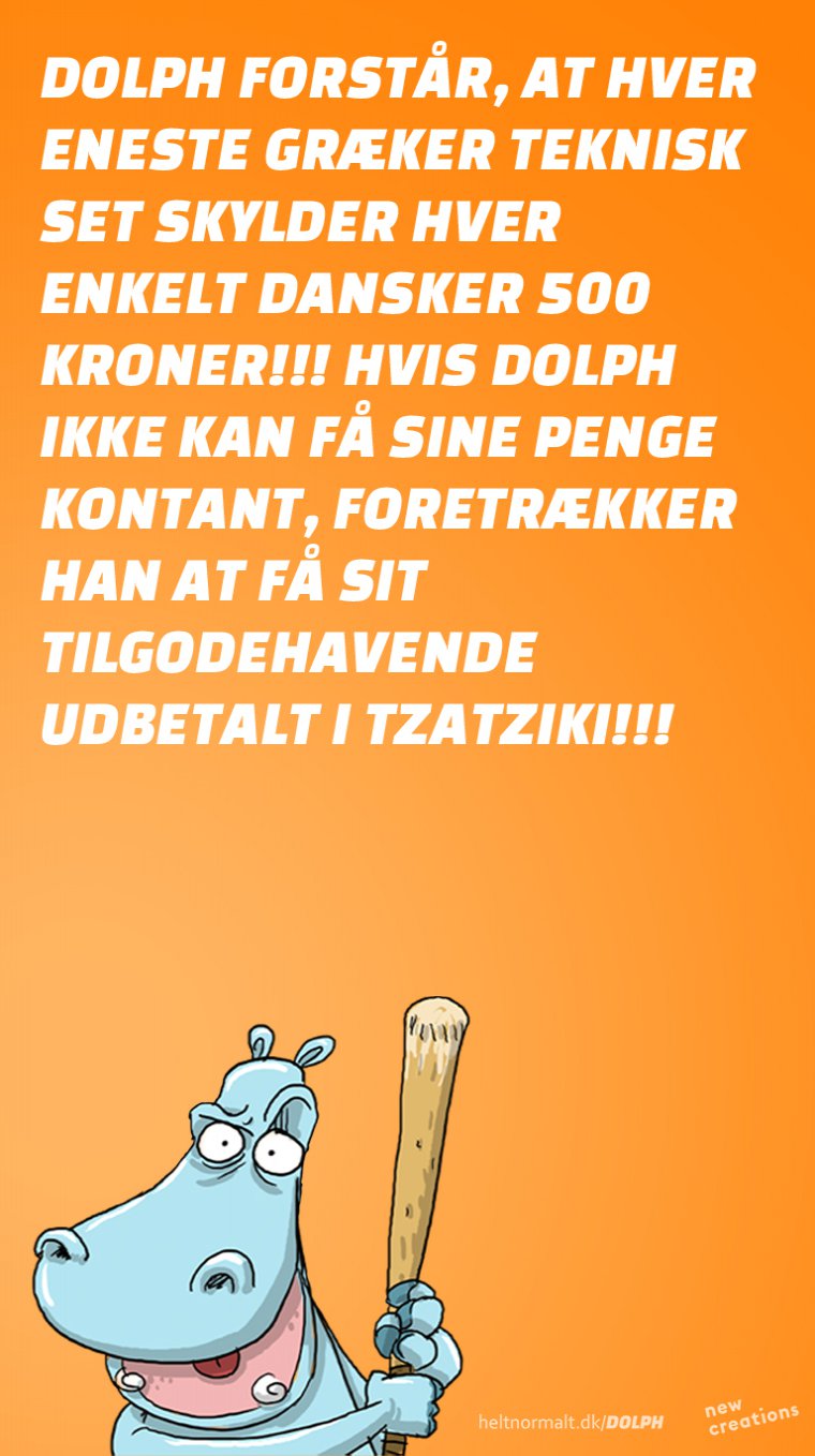 Betal bare i Tzatziki!