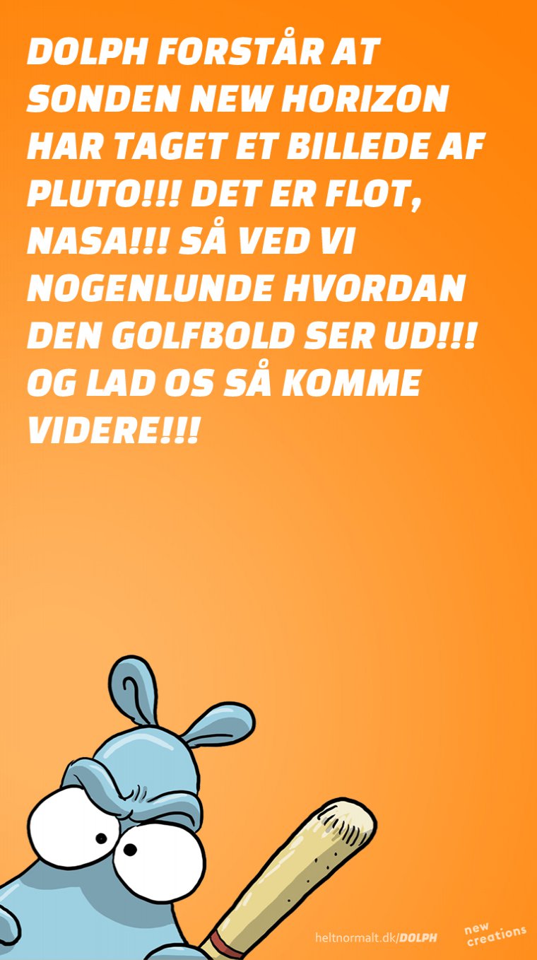 ALLE er ligeglade, NASA!!!