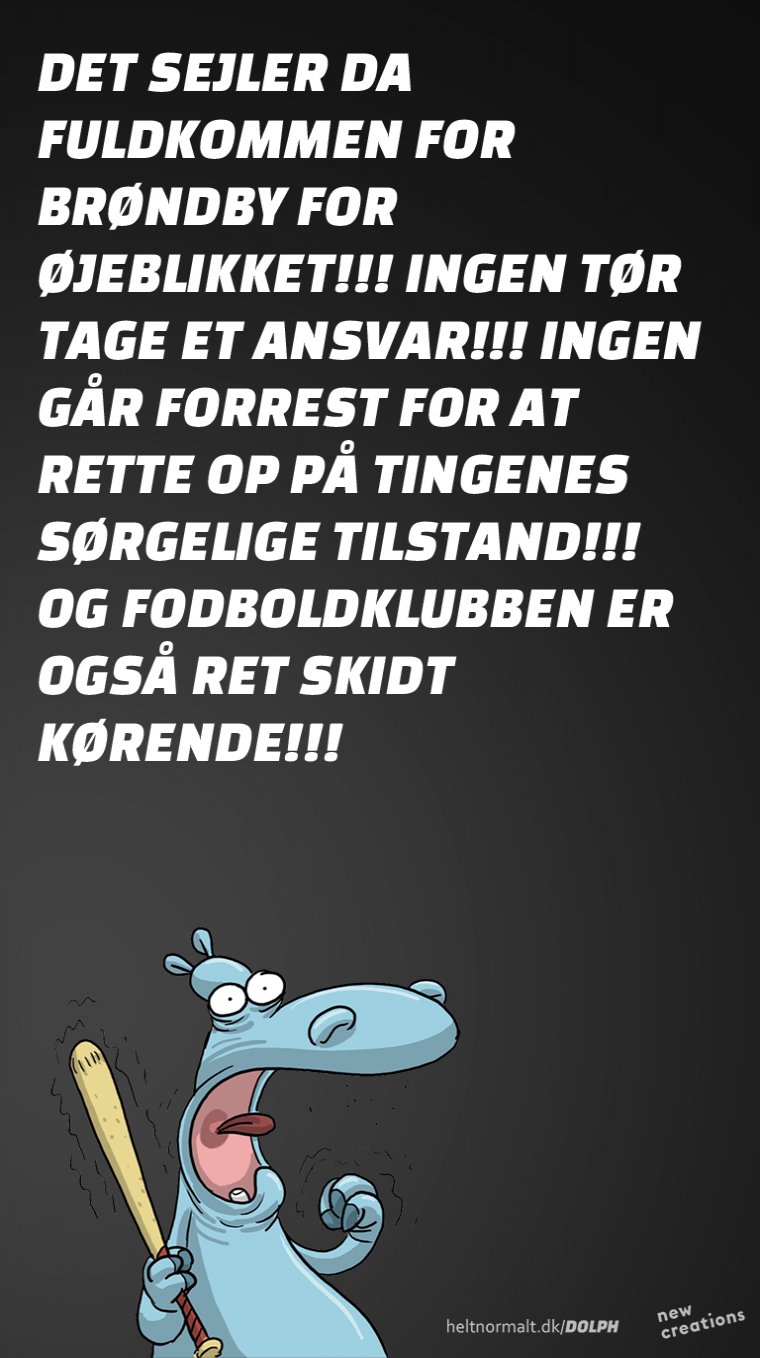 Det sejler for Brøndby!!!