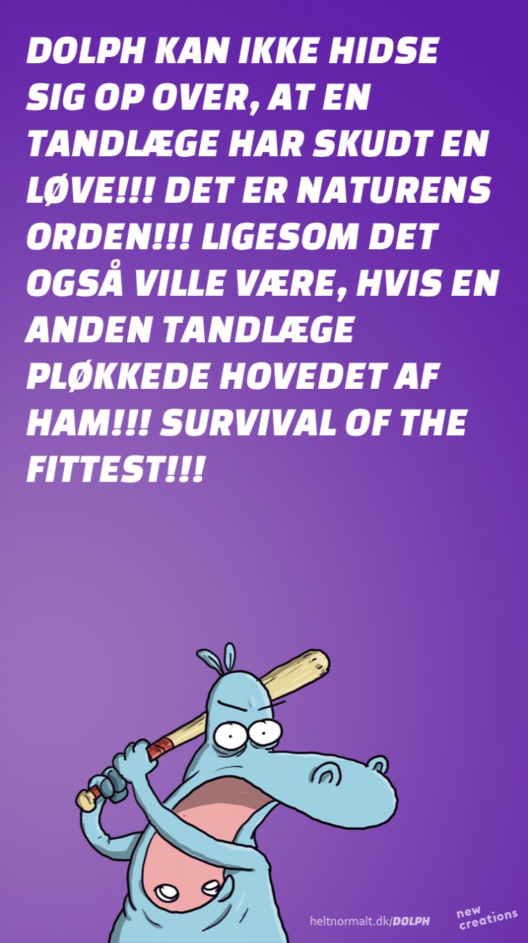 Tandlæger med våben, yes sir!!!
