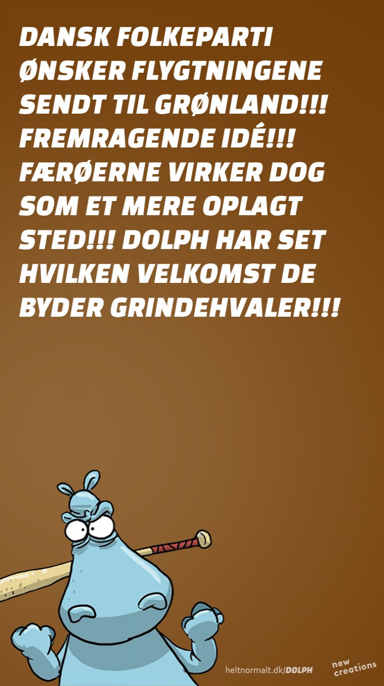 Grindehvaler og flygtninge