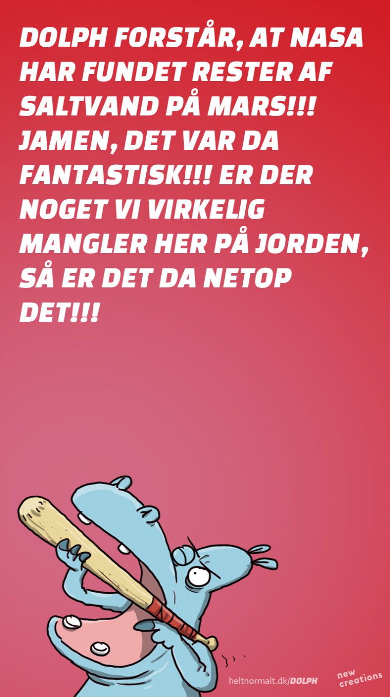Hvad skal vi med mere saltvand?