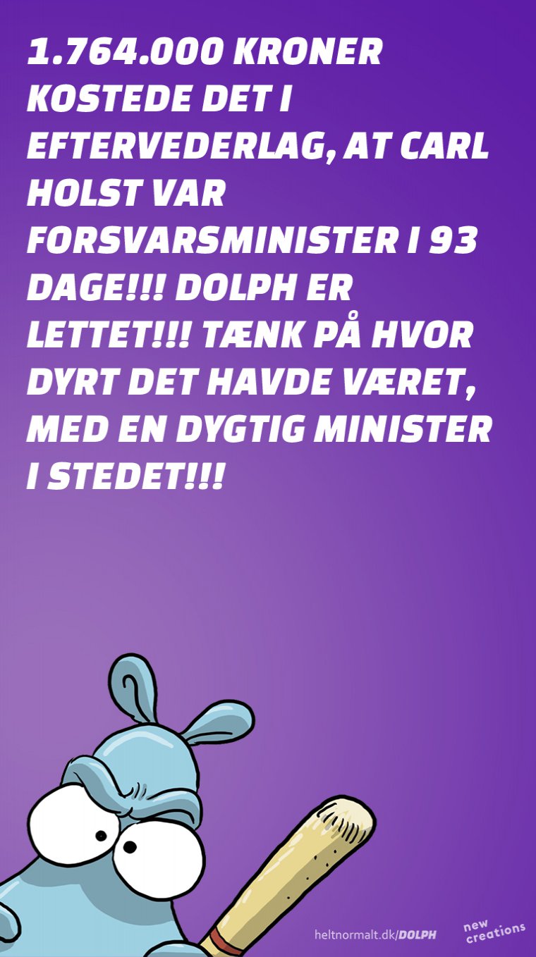 En dygtig minister havde kostet kassen!