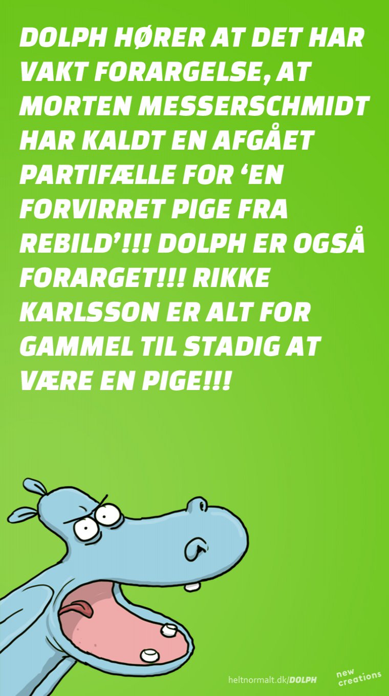 Du er jo en kvinde, Rikke!!!