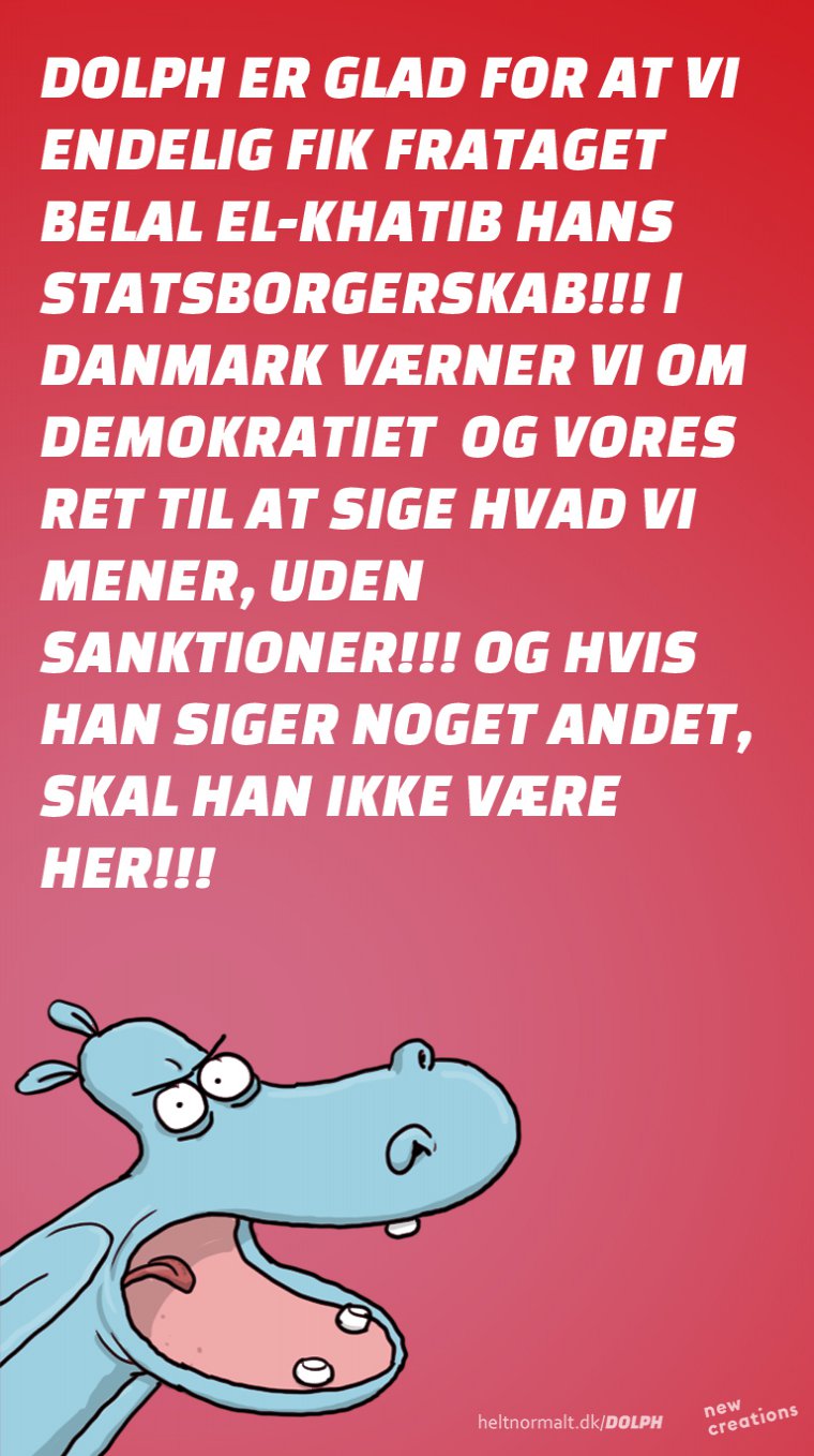 Man kan ikke bare sige, hvad man vil!!
