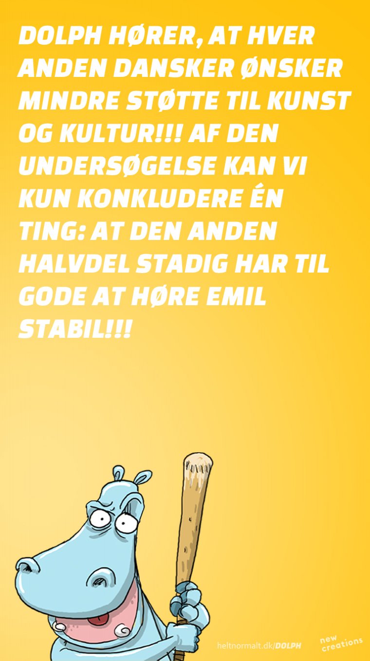 I har Emil Stabil til gode!!!