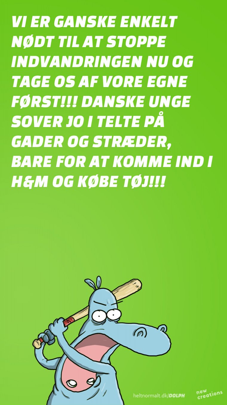 De stakkels danske drenge!
