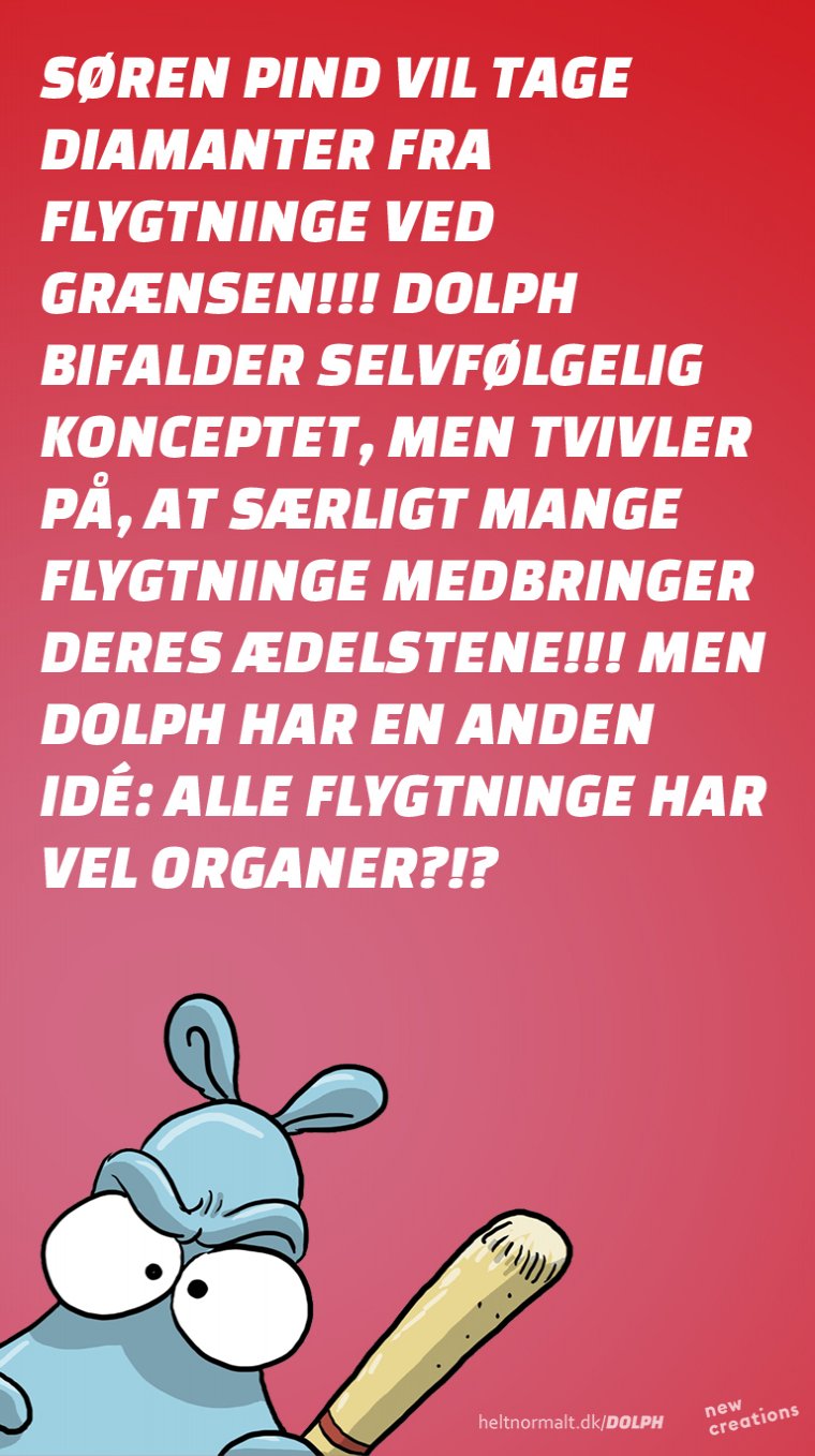 Dolph har et godt forslag til Søren Pind!!!
