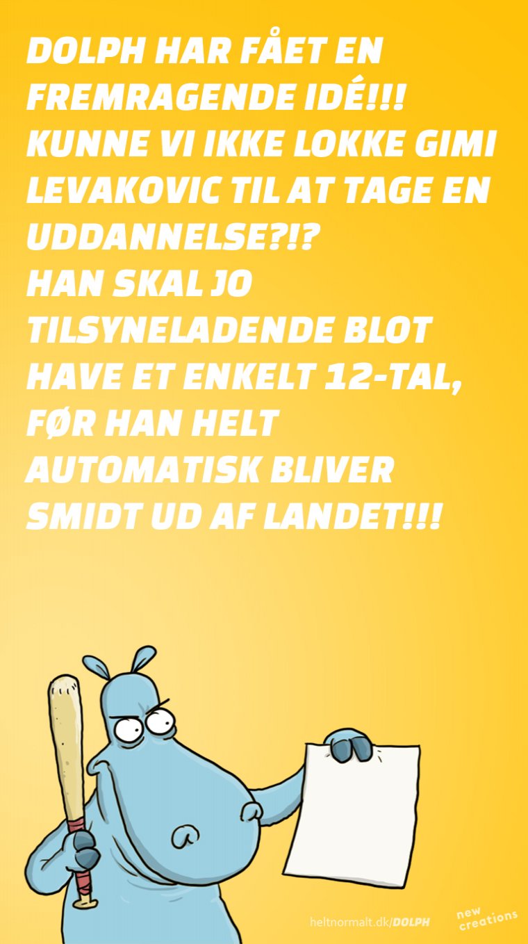 12 tallet er din billet ud af landet!