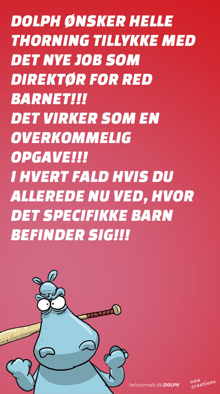 Red det barn, Helle!!!