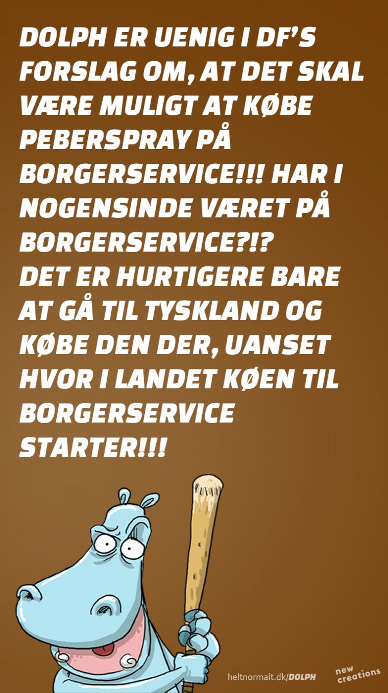 Peberspray i borgerservice?