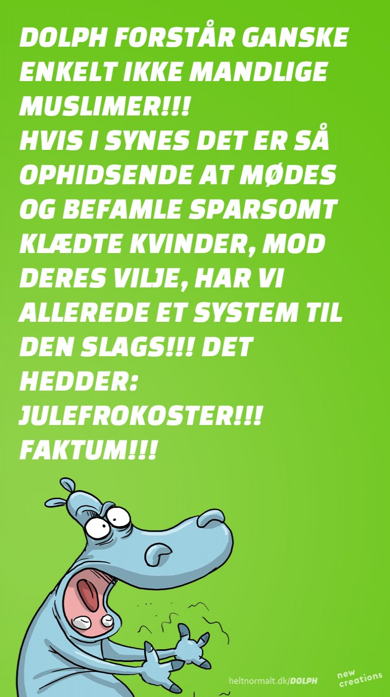 Sæt jer dog ind i systemet, mandlige muslimer!
