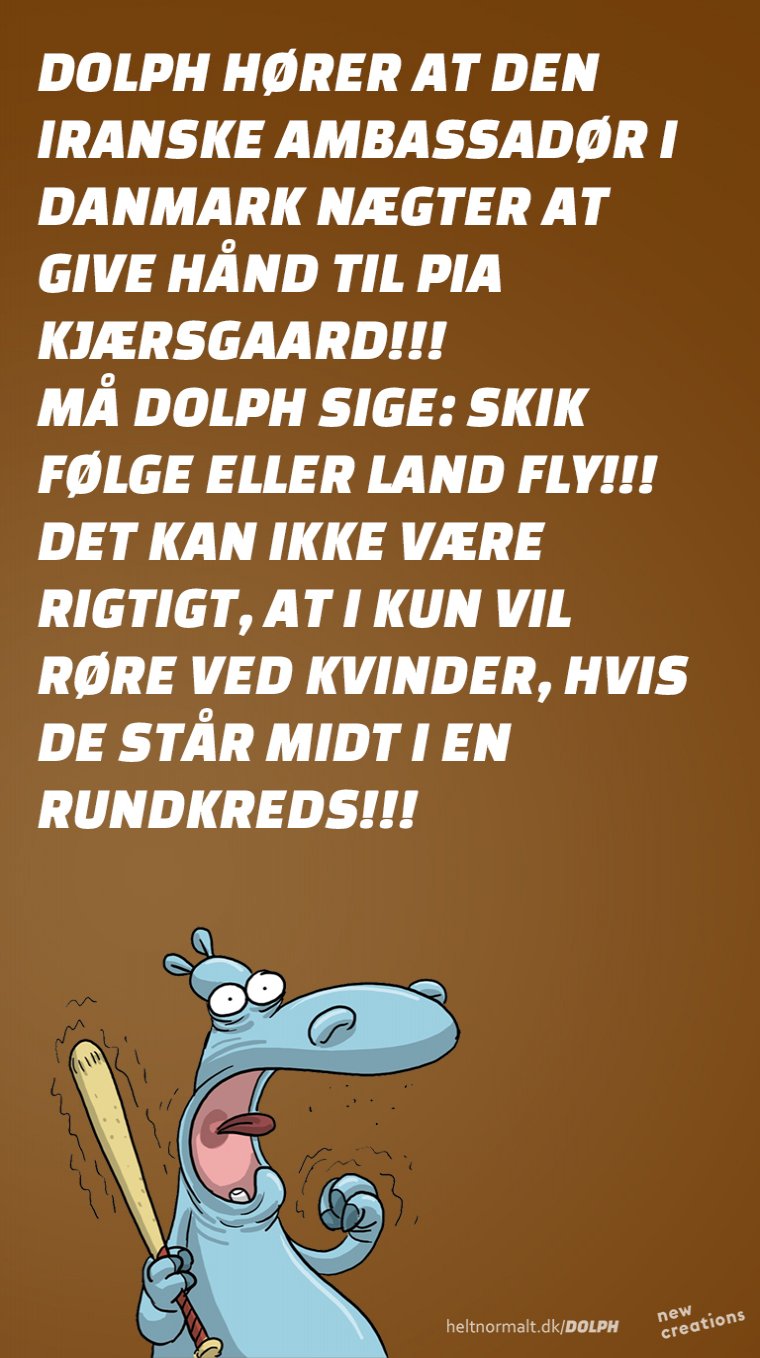 Så I vil ikke give hånd til Pia Kjærsgaard?!