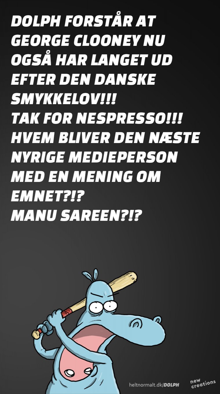 Sagde du noget, Clooney???