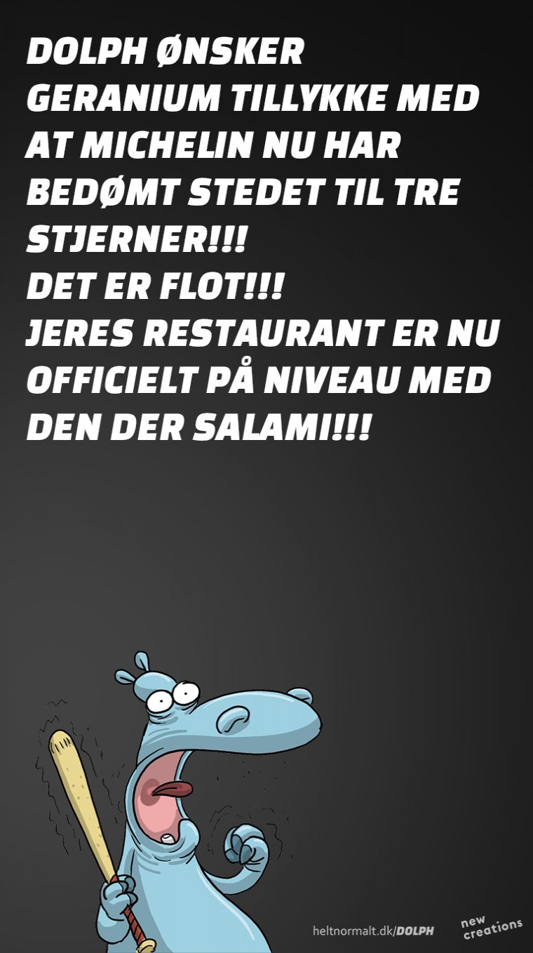 Dolph giver Geranium 3 kølleslag!