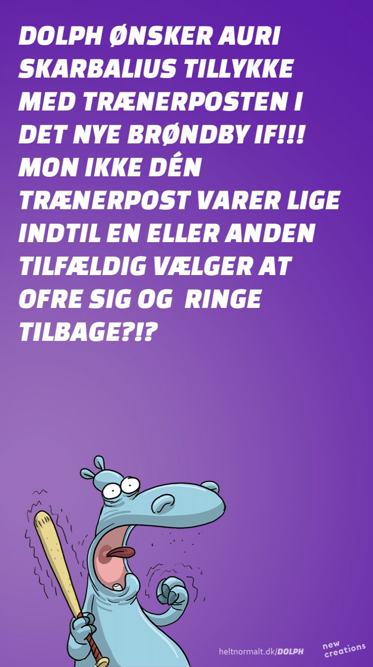 Dolph ønsker tillykke!!!