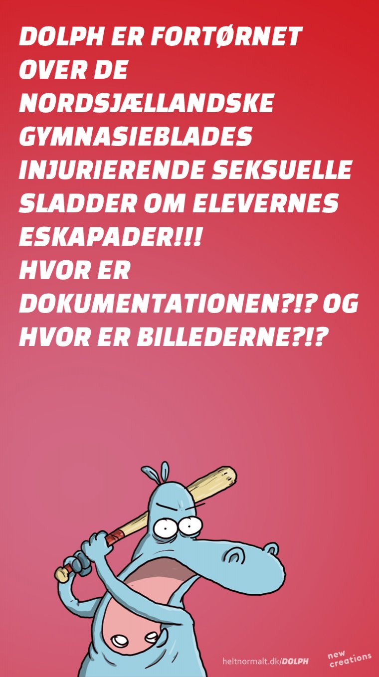 DET SKAL DOKUMENTERES!!!