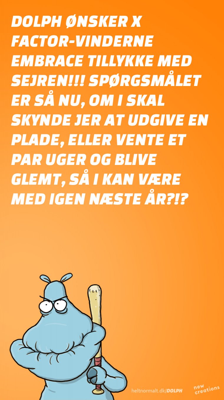 Gør det igen, Embrace!!!