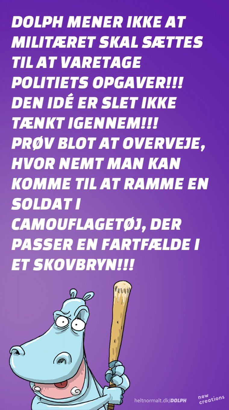 Militær eller politi?!