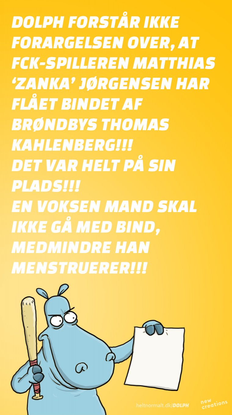 Voksne mænd og deres bind, tsk..