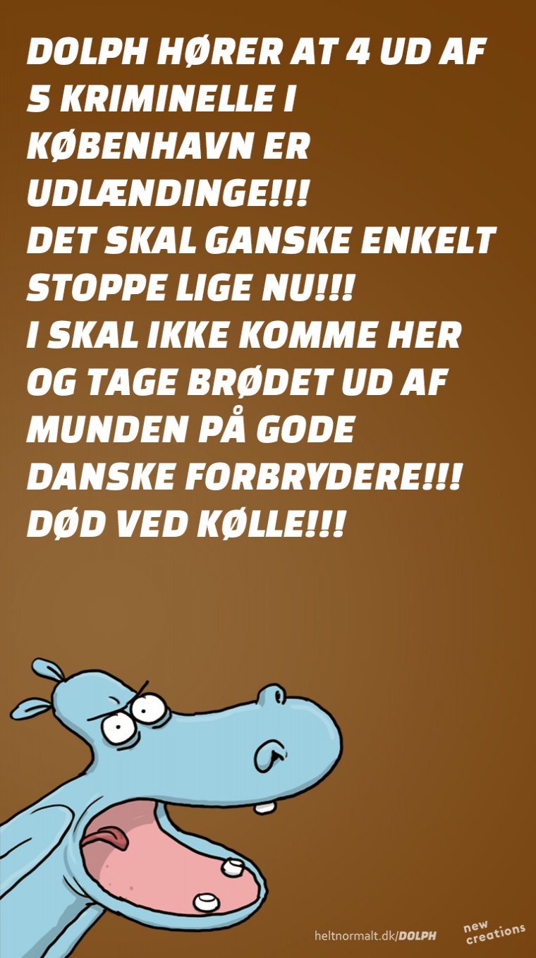 I tager arbejdet fra danske kriminelle!!!!