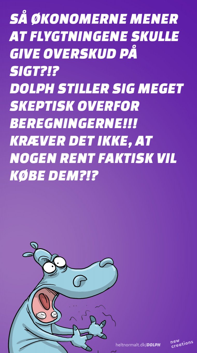 Hvem køber flygtninge nu til dags???