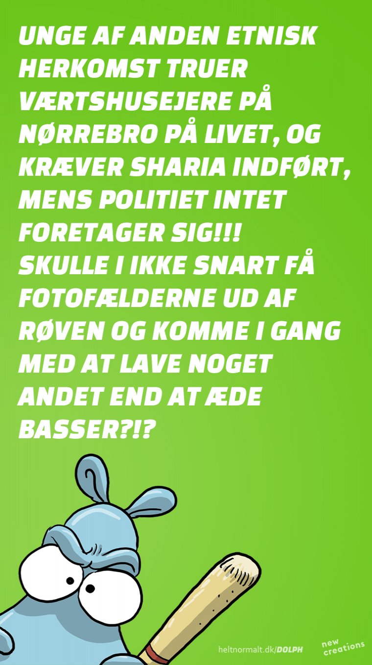 Få de basser ud af munden, assholes!!!
